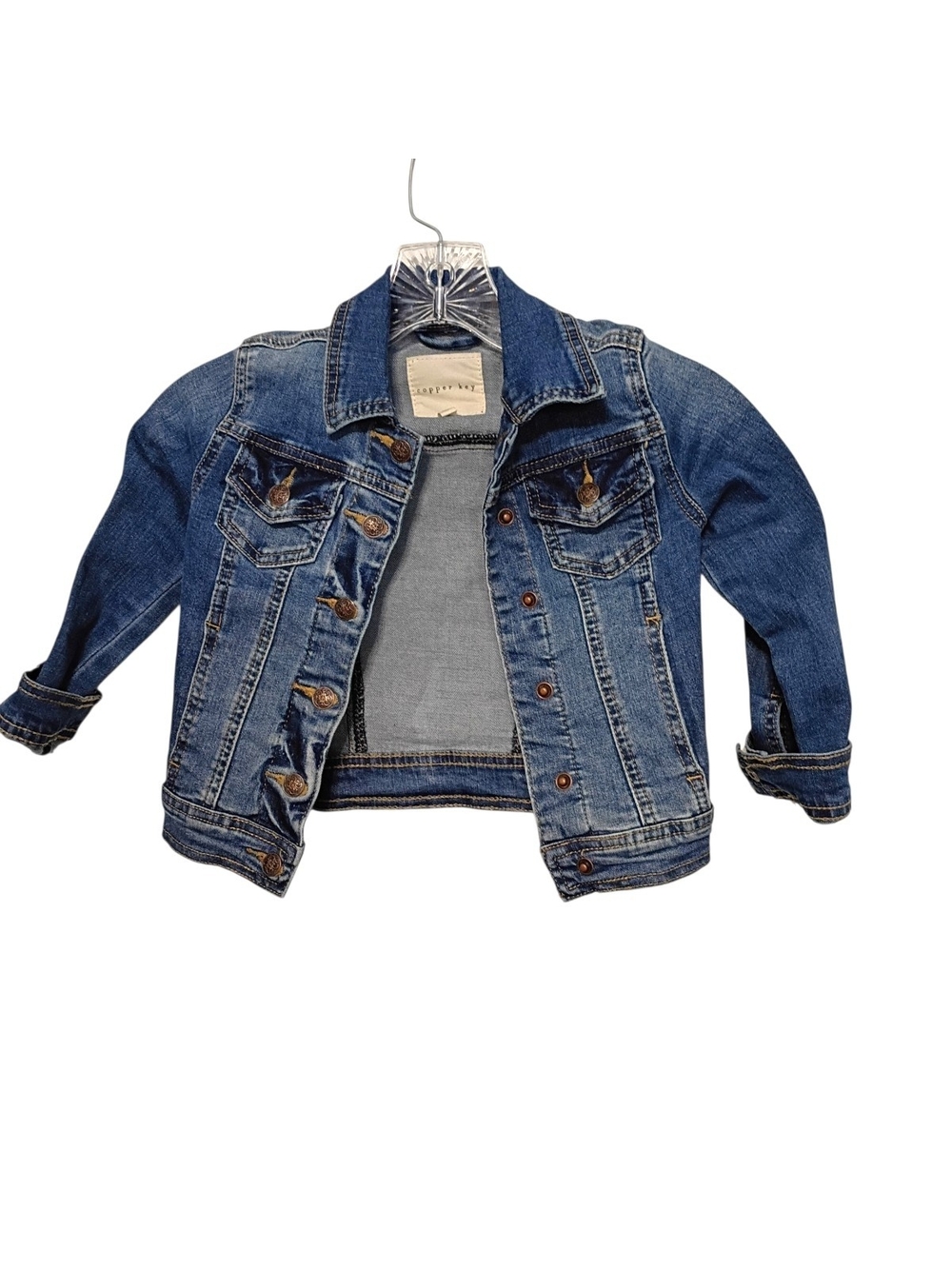 Copper Key -Kids Blue Denim Jacket - 2T
